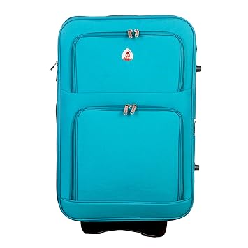 24 INCH C Green Two Wheel CRAFTEE Trolly Bag