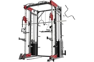 RITKEEP FITNESS RitKeep Home Gym Training Machine, PMAX-5600 Professional Strength Training Machine with 326lb Weight Stacks, Multi-Functional Power Rack with More Accessories.