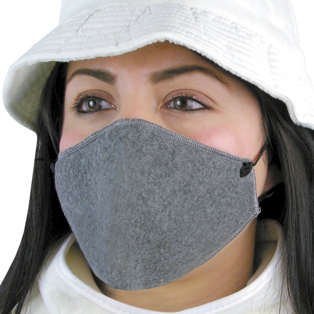 North American Health & Wellness Cold Weather Mask Gray JB5580 New eBay