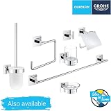 GROHE Start Cube Bathroom Robe Towel Hook Wall Mount Chrome Metal view 5