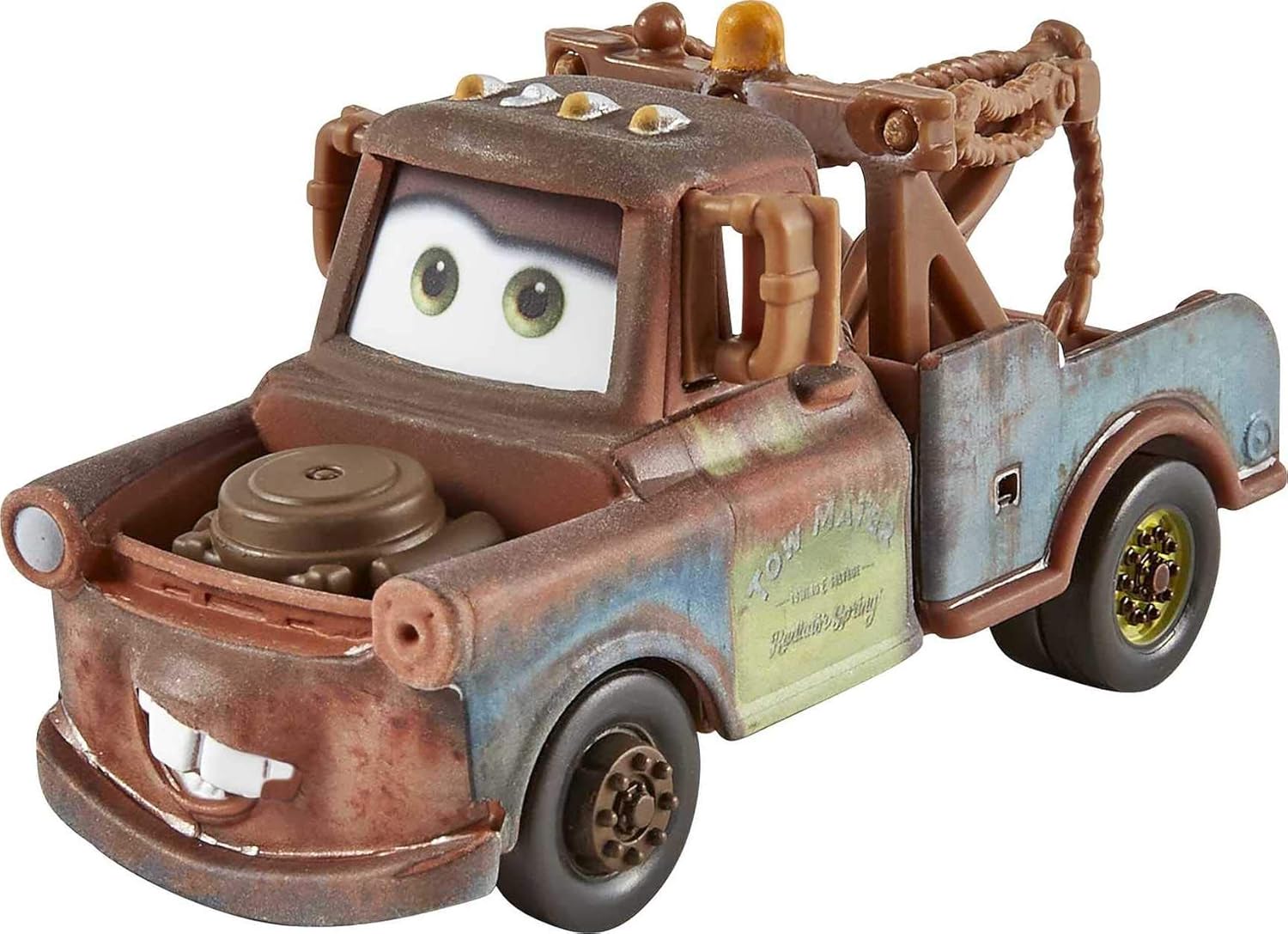Disney Pixar Cars Radiator Springs Die-Cast Toy Vehicles 3-Pack, 1:55-Scale, With Lightning McQueen, Sheriff & Mater, Gift For Kids Age 3 Years and Older: Toys & Games