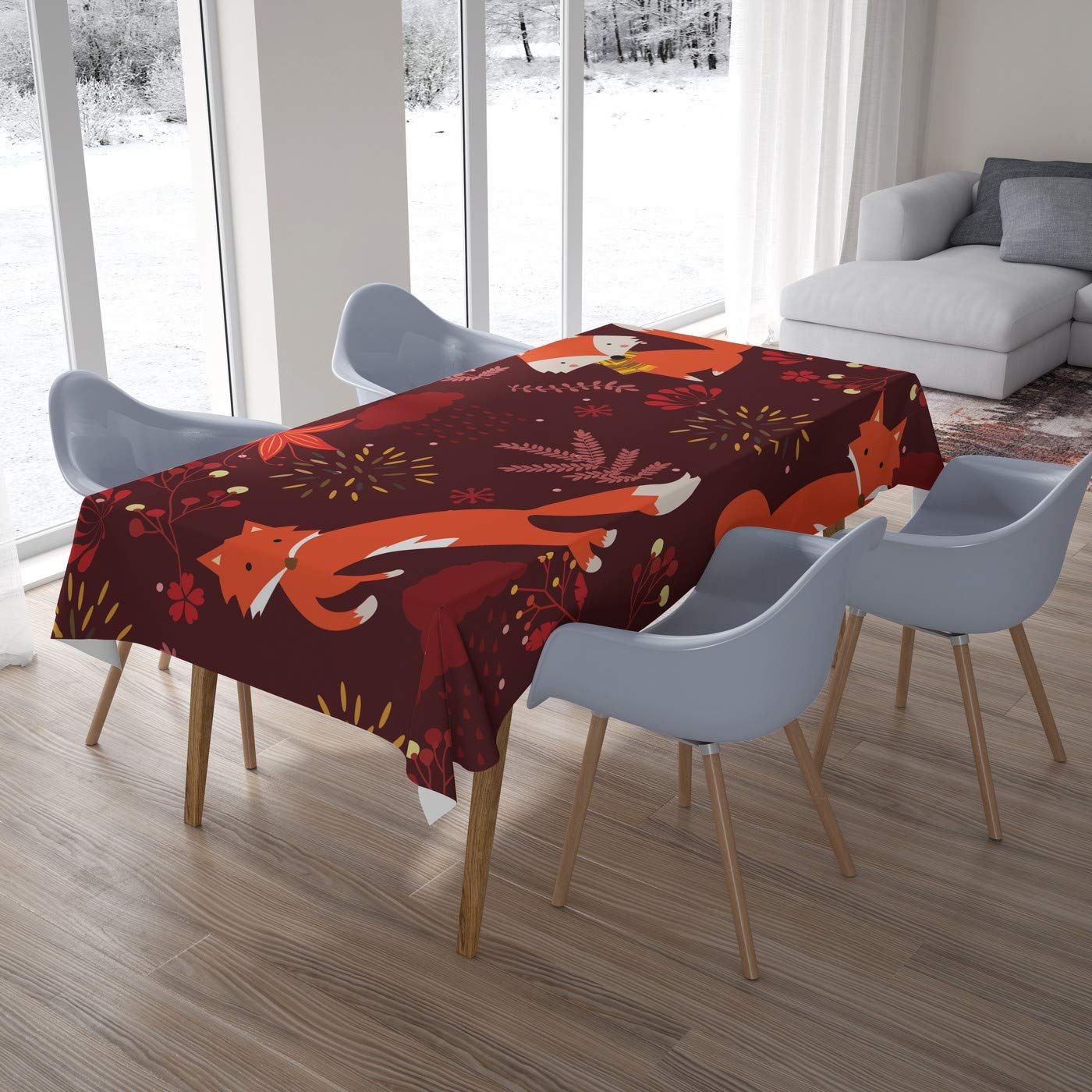 Bonamaison Kitchen Decoration, Tablecloth, 140cm x 200cm - Designed and Manufactured in Turkey