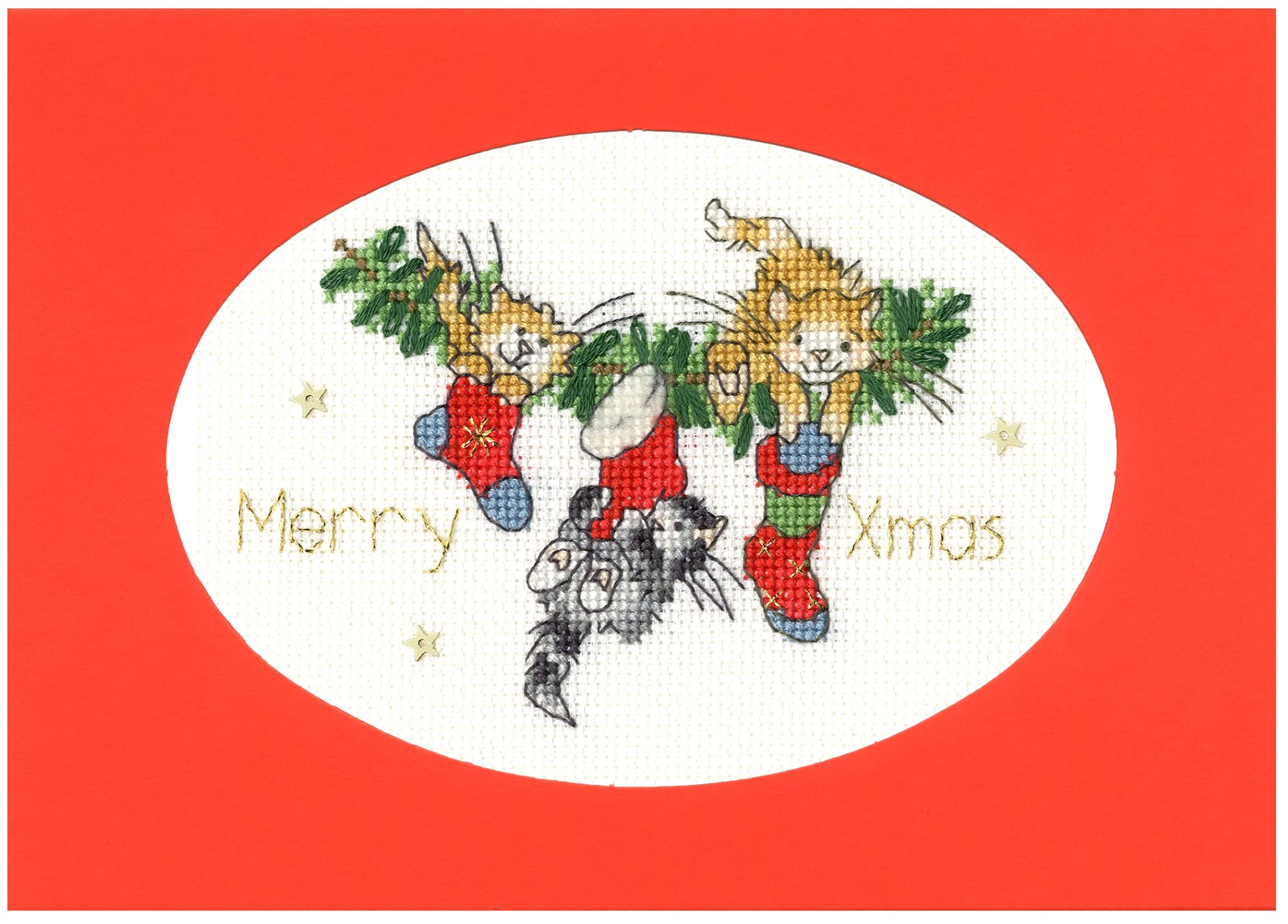Bothy Threads Christmas Card Cross Stitch Kit - Stocking Fillers