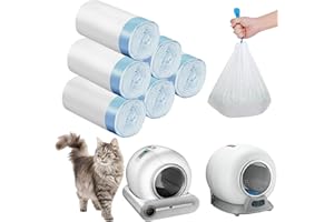 120 Count Cat Litter Box Liners 19" x 17.5", Compatible with PetCova, DuckSky and MeoWant, Replacement Self-Cleaning Kitty Li