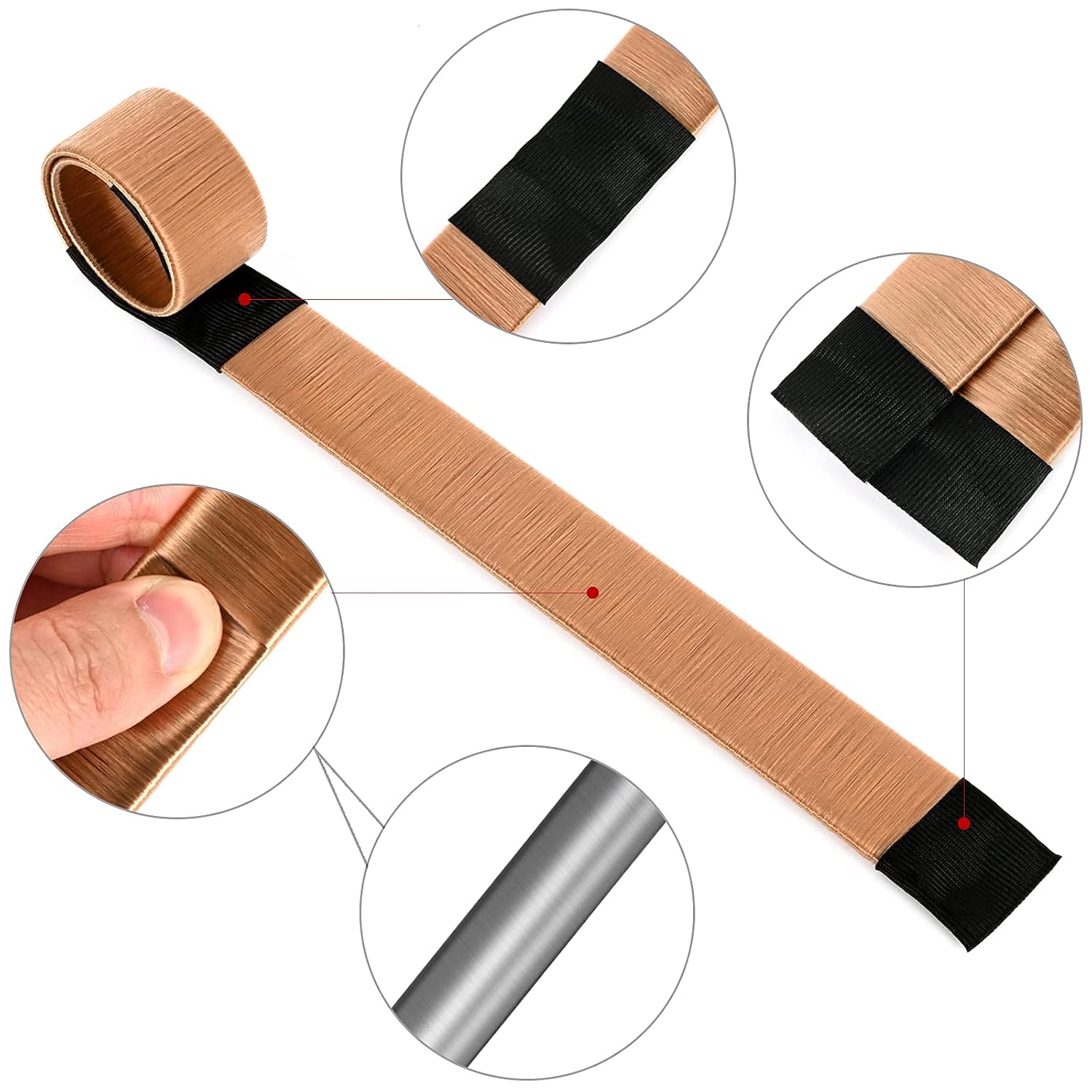 3 PACK Hair Bun Maker Hair Band Accessory Hair Bun Shaper Perfect Hair Bun Making Tool For Girls Women: Beauty