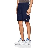 Nike Men's Court Dry 9" Short (Midnight Navy/White/White, X-Small)