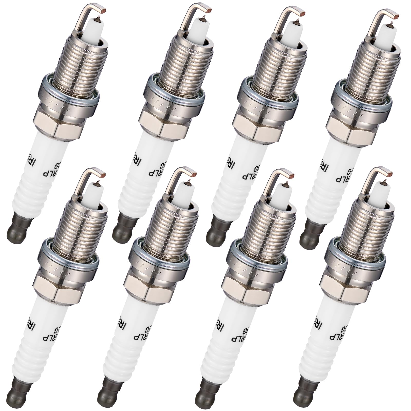 BDFHYK 7781 Iridium Spark Plugs Compatible with Chrysler 300 Pacifica Sebring Town & Country,Compatible with Dodge Avenger Challenger Charger Grand Caravan Journey Magnum Nitro, VW Routan Set of 8 Image