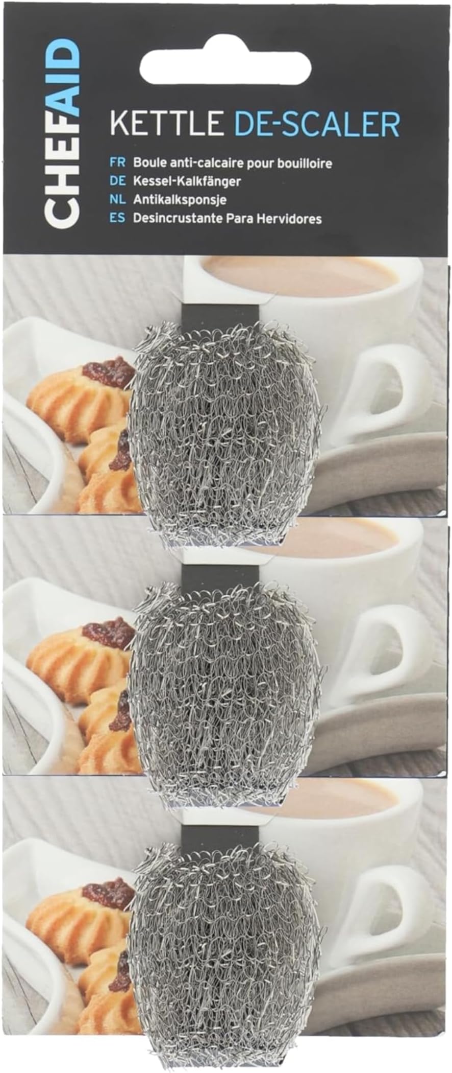 Chef Aid Stainless Steel Kettle Descalers Pack of 3