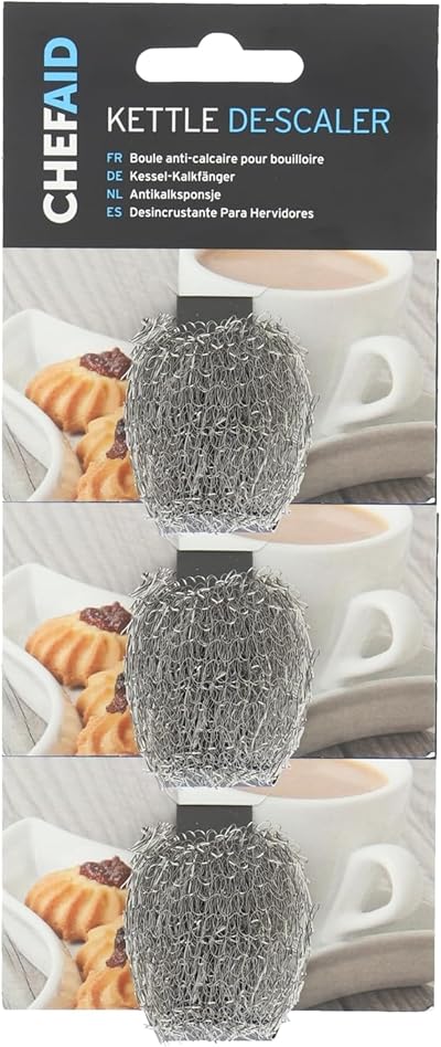 Chef Aid Stainless Steel Kettle Descalers Pack of 3