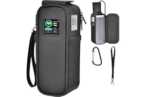 TANMQIN Case Compatible with Anker Prime 27,650mah Power Bank 250w, Laptop Phone Computer Battery Chargers Travel Carrying Holder for Anker 737 Portable Charger Fast Charging &USB Cables, Adapters (Bag Only)