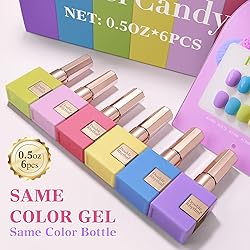 Double Rhythm 6 Pcs 15 ML Gel Polish Set Same Color