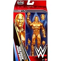 WWE The Rock The Final Boss Gold Collectors Edition Mattel Elite