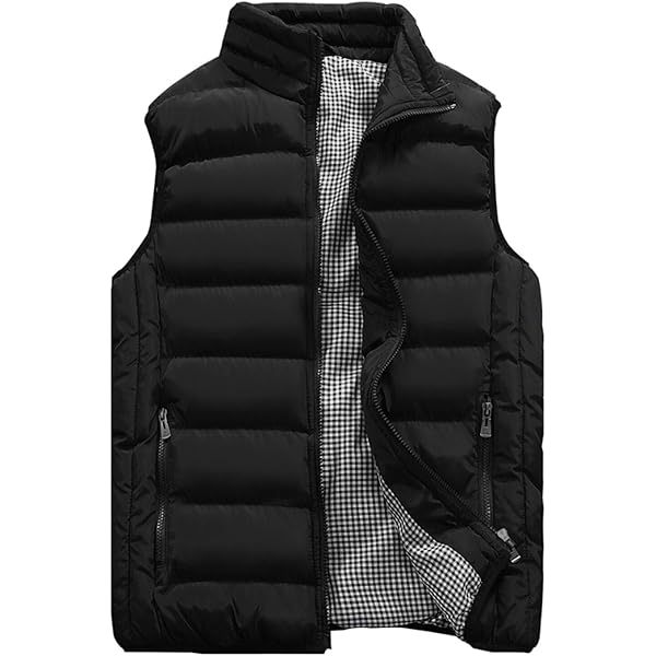 Game Sportswear Men's Diamond Quilt Vest Small Black at Amazon