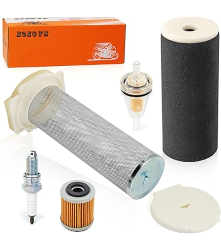 LOPOCOW 1UY 14451 00 00 Luftfilter Für Yamaha Raptor 350 YFM350RSE YFM350R Wolverine YFM350FX Warrior 350 YFM350X Big Bear YFM350FH Grizzly 600 YFM600F YFM600FH 1UY 14451 0 00
