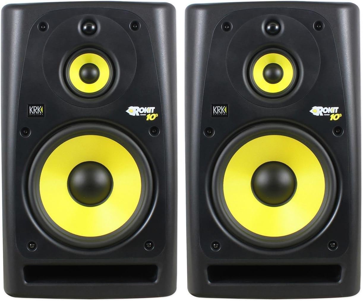 (2) KRK RP10-3 10" 3-Way Rokit Series Powered/Active Studio Monitor Pair