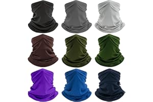 LILLBJORNEN Neck Gaiters for Men Women Cooling Face Cover Sun Protection Face Mask Summer Bandana Balaclava