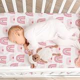 GLLQUEN BABY 4Pack Moses Basket Fitted Sheets 81x41 cm Microfiber view 6