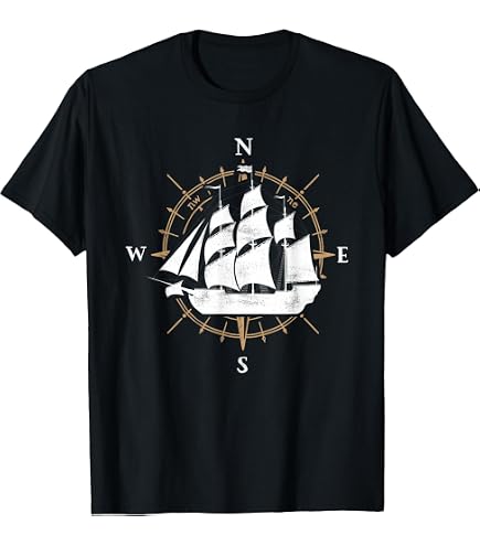 Amazon.com: Cool Graphic Design Old Pirate Ship T-Shirt : Clothing