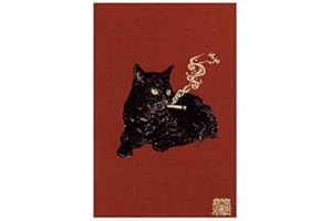 Black Cat Canvas Poster, Smoking Cat Wall Art, Funny Golf Print, Retro Cat Artwork, Quirky Animal Decor, Cool Feline Illustra