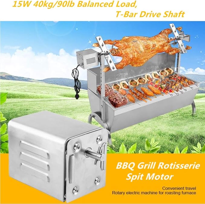 BBQ Grill Rotisserie Spit Motor for Pig Lamb Chicken Goat