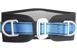 HeeJo Safety Gear, Climbing Belt, with Hip Pad & 2 D Rings, Personal Protective Equipment Safety belt, Large size