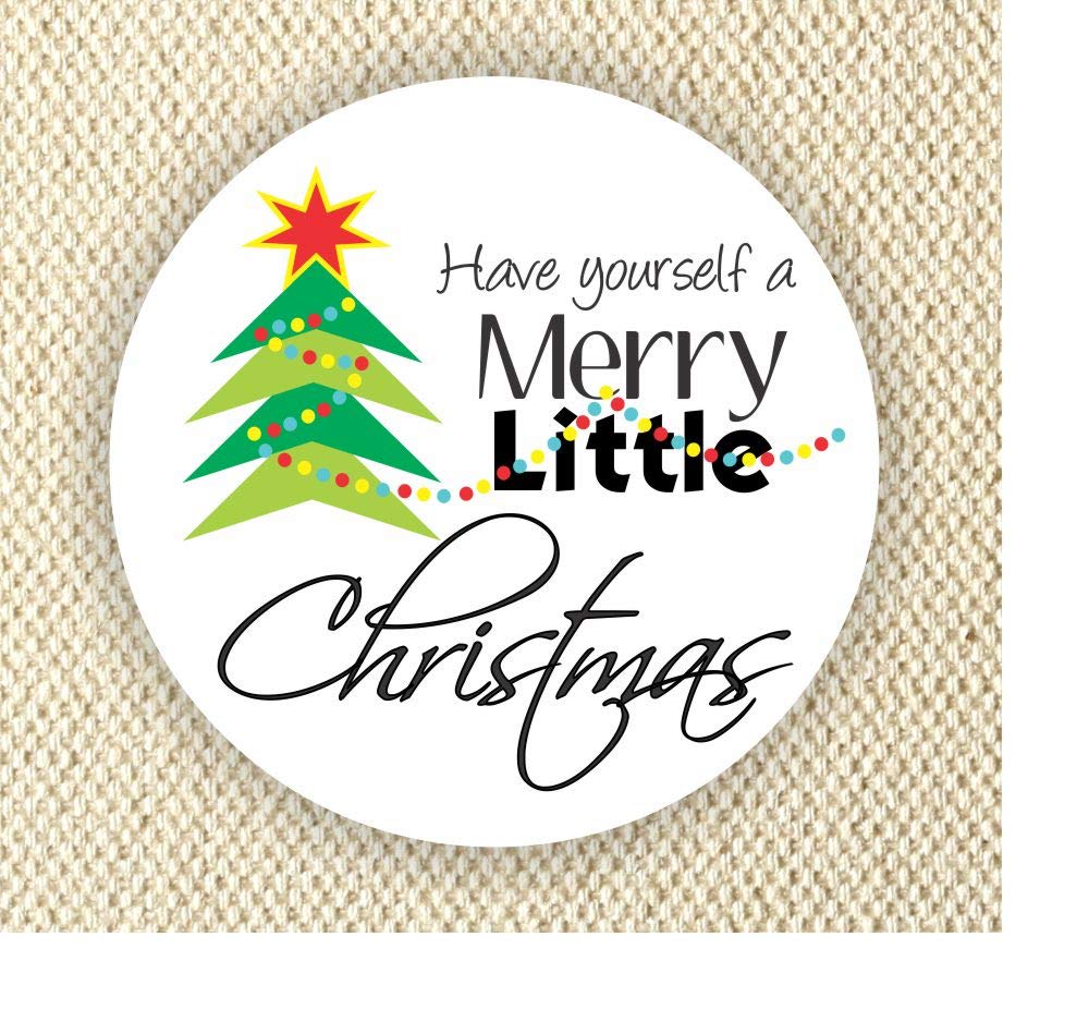 Amazon.com Have yourself a Merry Little Christmas Labels  Happy
