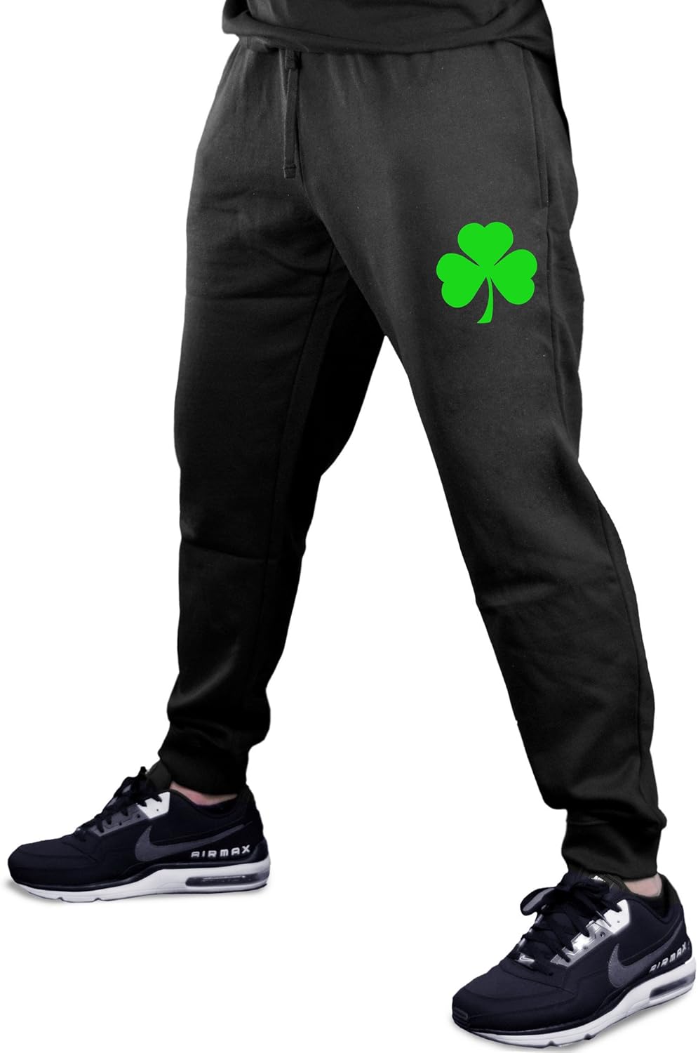 black and green sweatpants