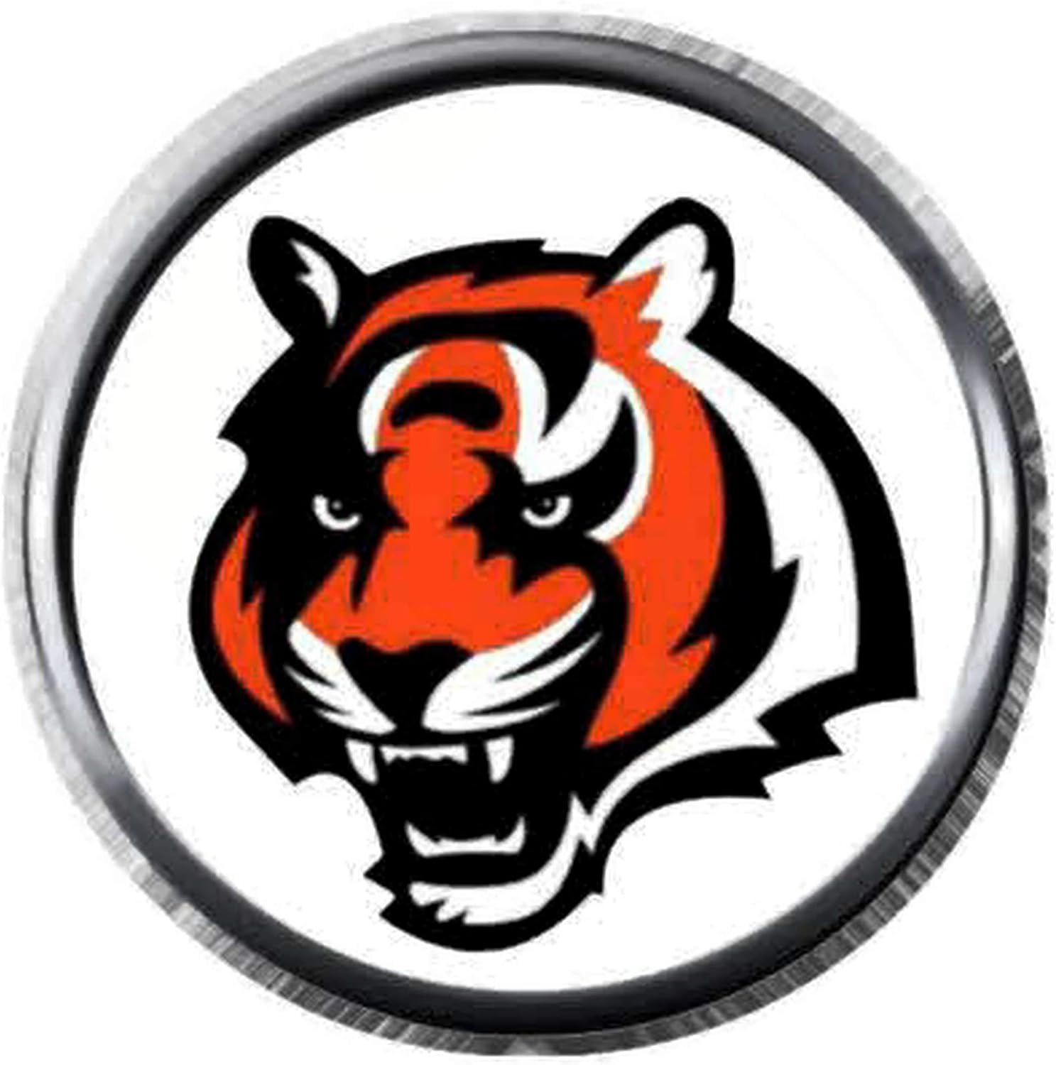 Amazon Com Cincinnati Bengals Tiger Nfl Football Logo 18mm 20mm Snap Jewelry Charm Jewelry