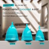 Boltex Medical Menstrual Cup Set - Sizes S, M, L & Steriliser Included view 2