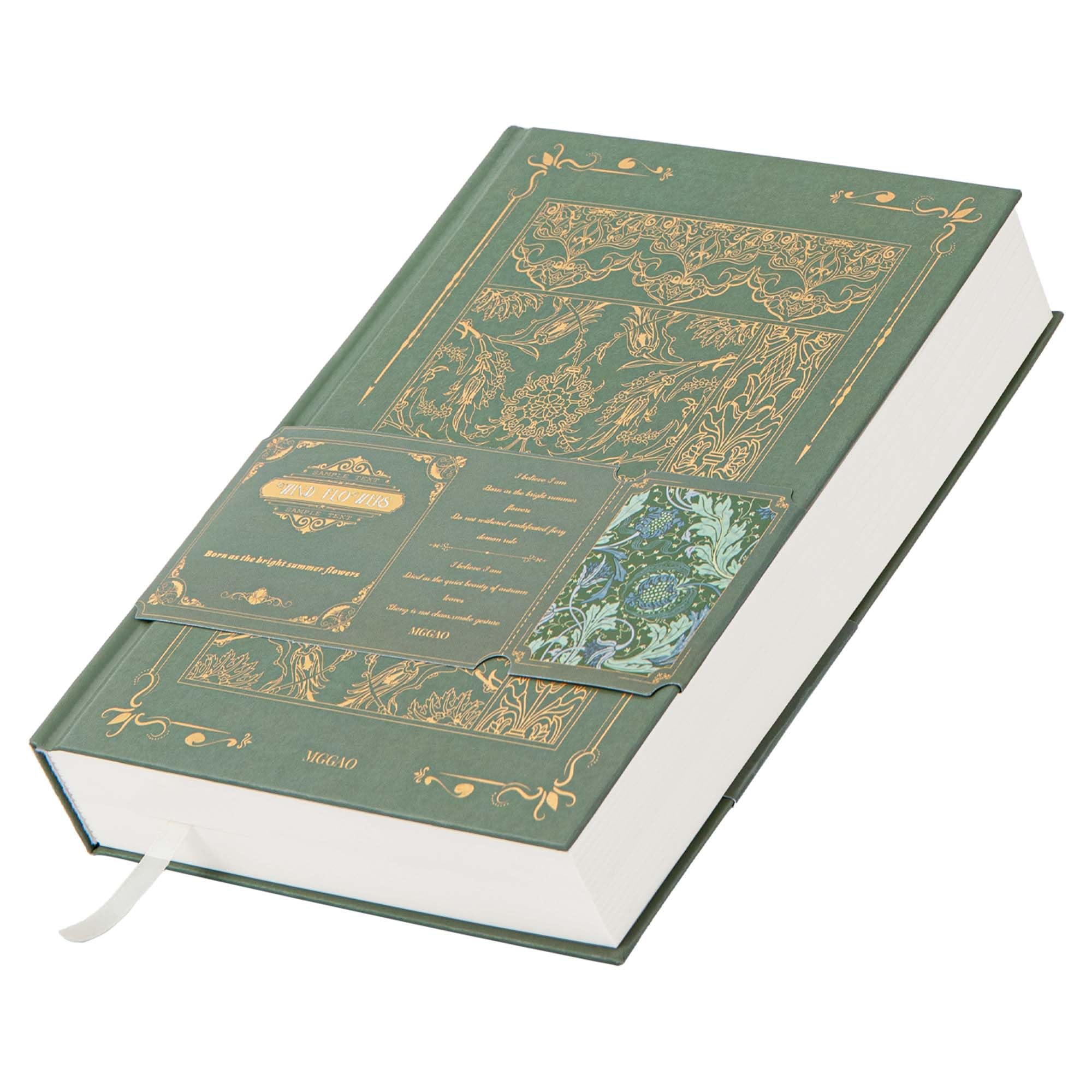 MGGAO Hardcover Journal for Women Girls, A5 Lined Notebook, Cute Journal for Writing, Aesthetic Notebook, College Ruled with 100 Gsm Thick Paper, 320 Numbered Pages