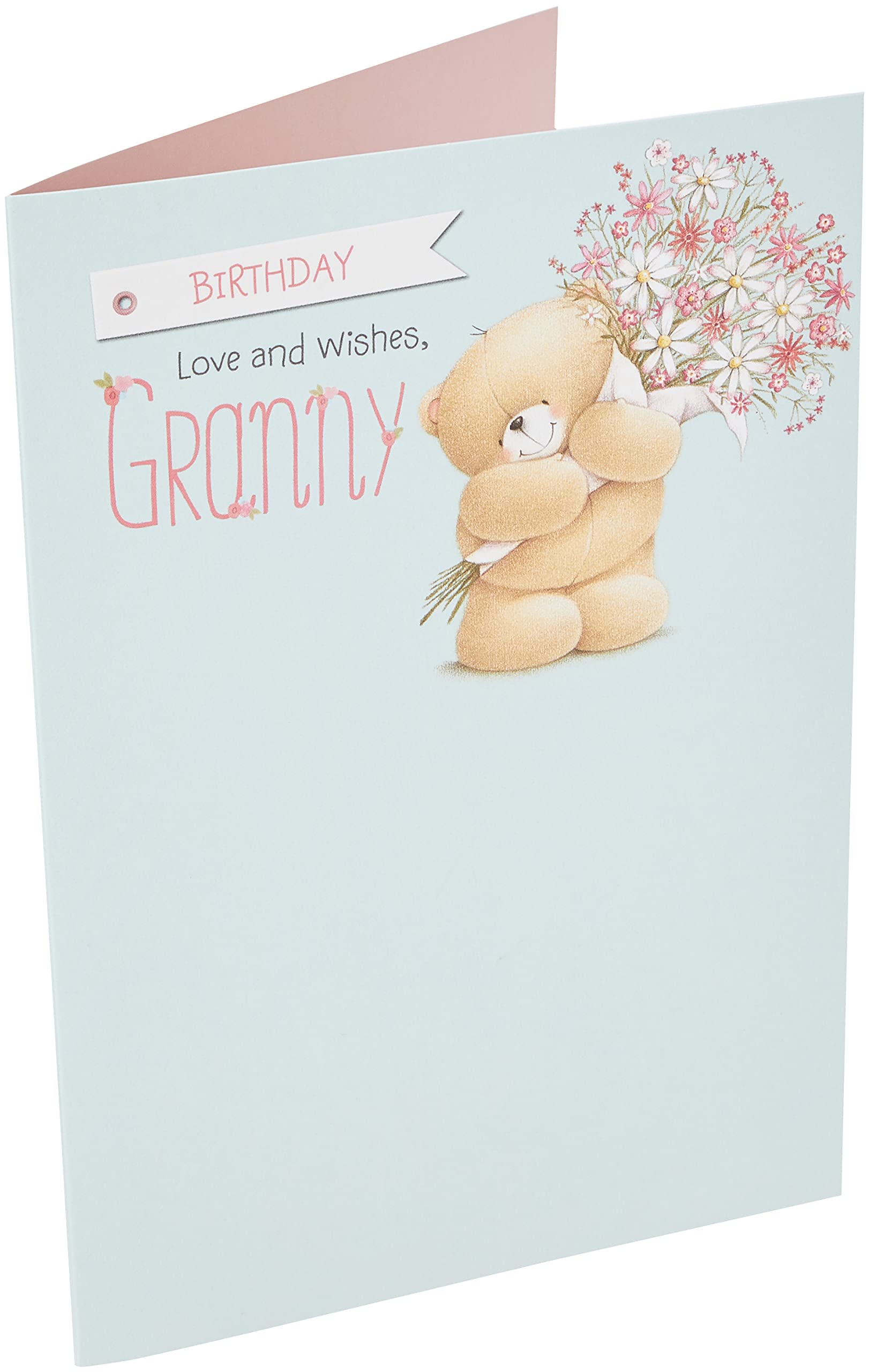Hallmark Birthday Card For Granny 'Love and Wishes' - Medium