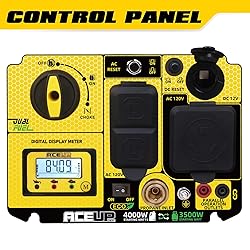 Aceup Energy 4000 Watt Dual Fuel Inverter Generator