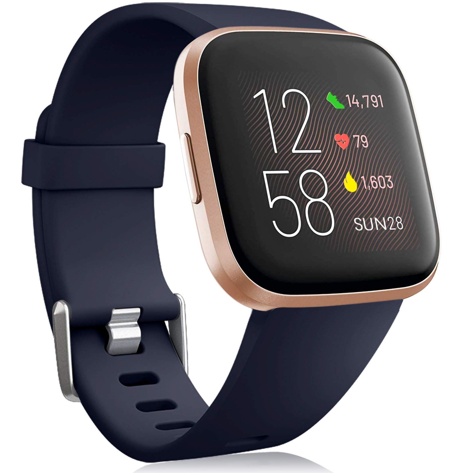 Oielai Wristband for Fitbit Versa 2, Silicone Sport Classic Replacement Band for Women or Men — image 1