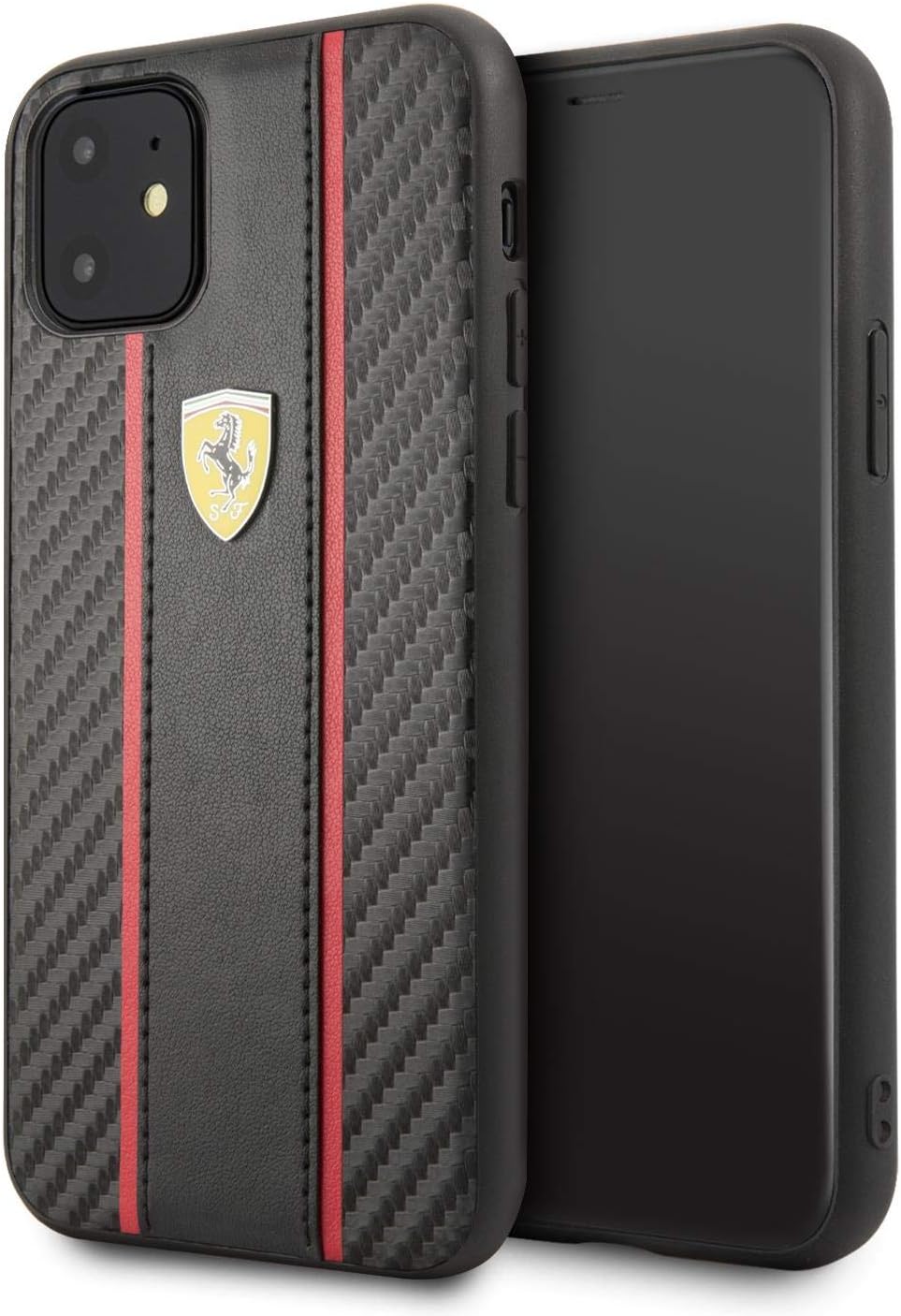 Ferrari Phone Case for iPhone 11 Hard Case PU Leather with