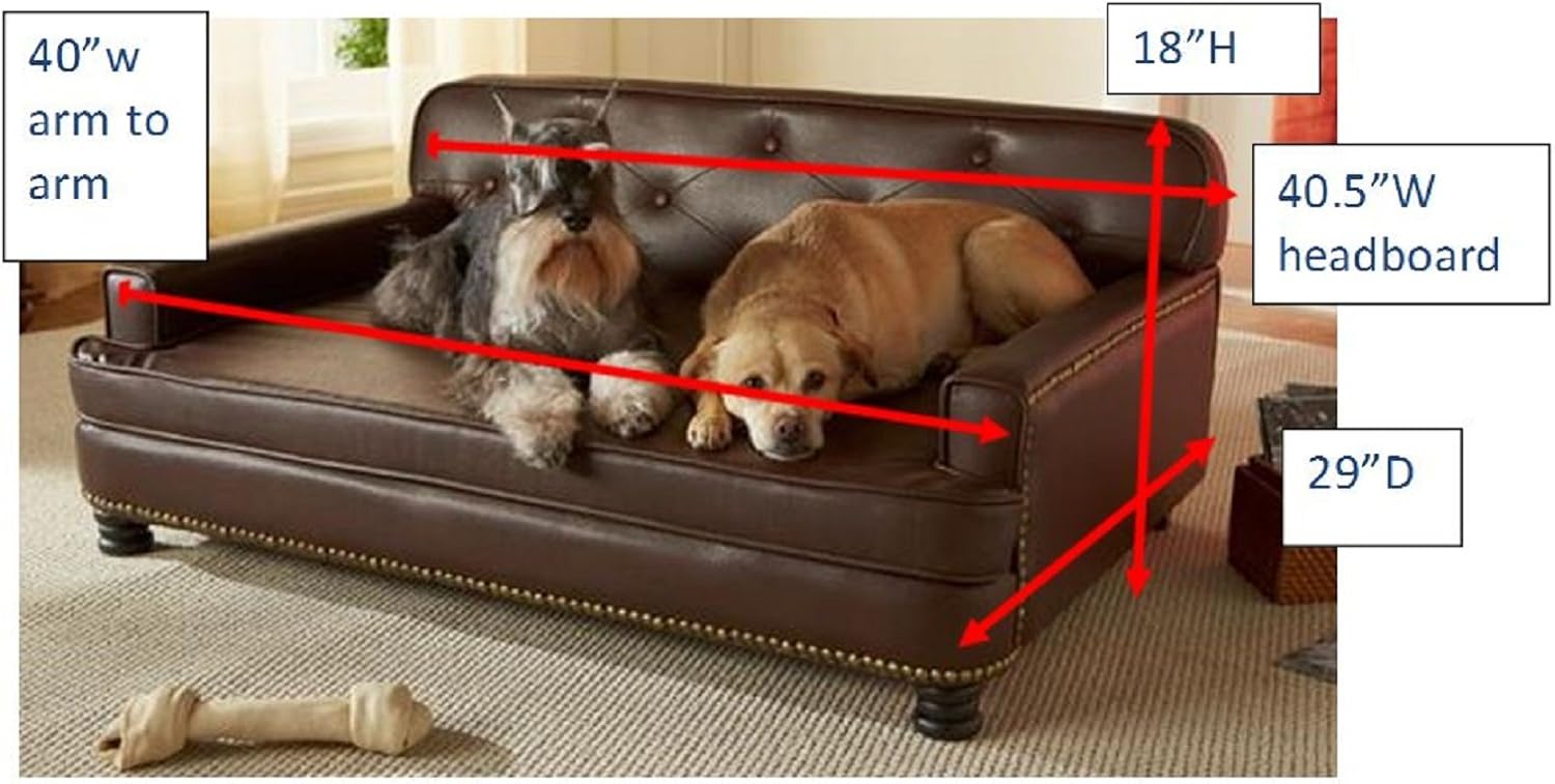 enchanted home pet library sofa dog bed