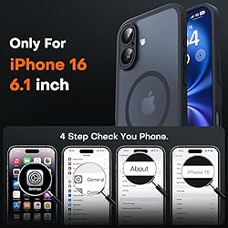 TOCOL Magnetic for iPhone 16 Case, Upgraded Full