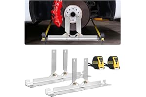VEVOR Wheel Alignment Tool, 2 PCS Stainless Steel Heavy Duty Toe Alignment Plates with 2 Measuring Tapes, Accurate Automotive