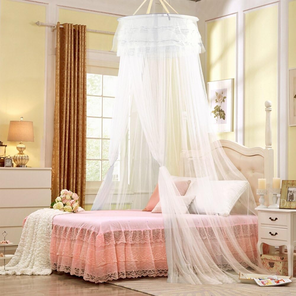Infreecs Mosquito net for Double Bed Canopy Insect Bug Protection Mosquito Net 12 Meter Coverage Ideal For Home Or Holidays