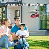 VATOS RC Helicopter 2.4G with LED One Key Take Off Indoor Flying USB Charging view 2
