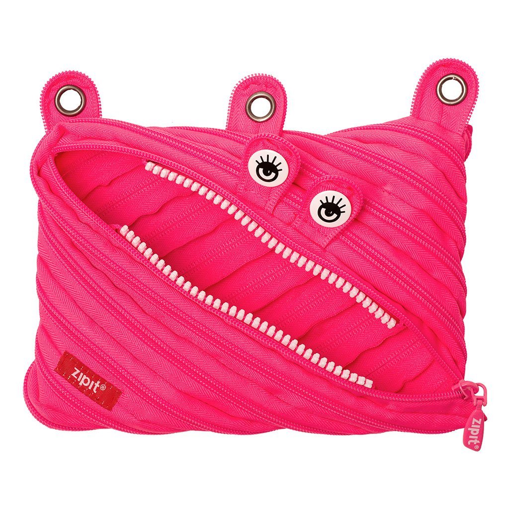 Buy ZIPIT Monster 3Ring Pencil Case, Pink Online at desertcartUAE