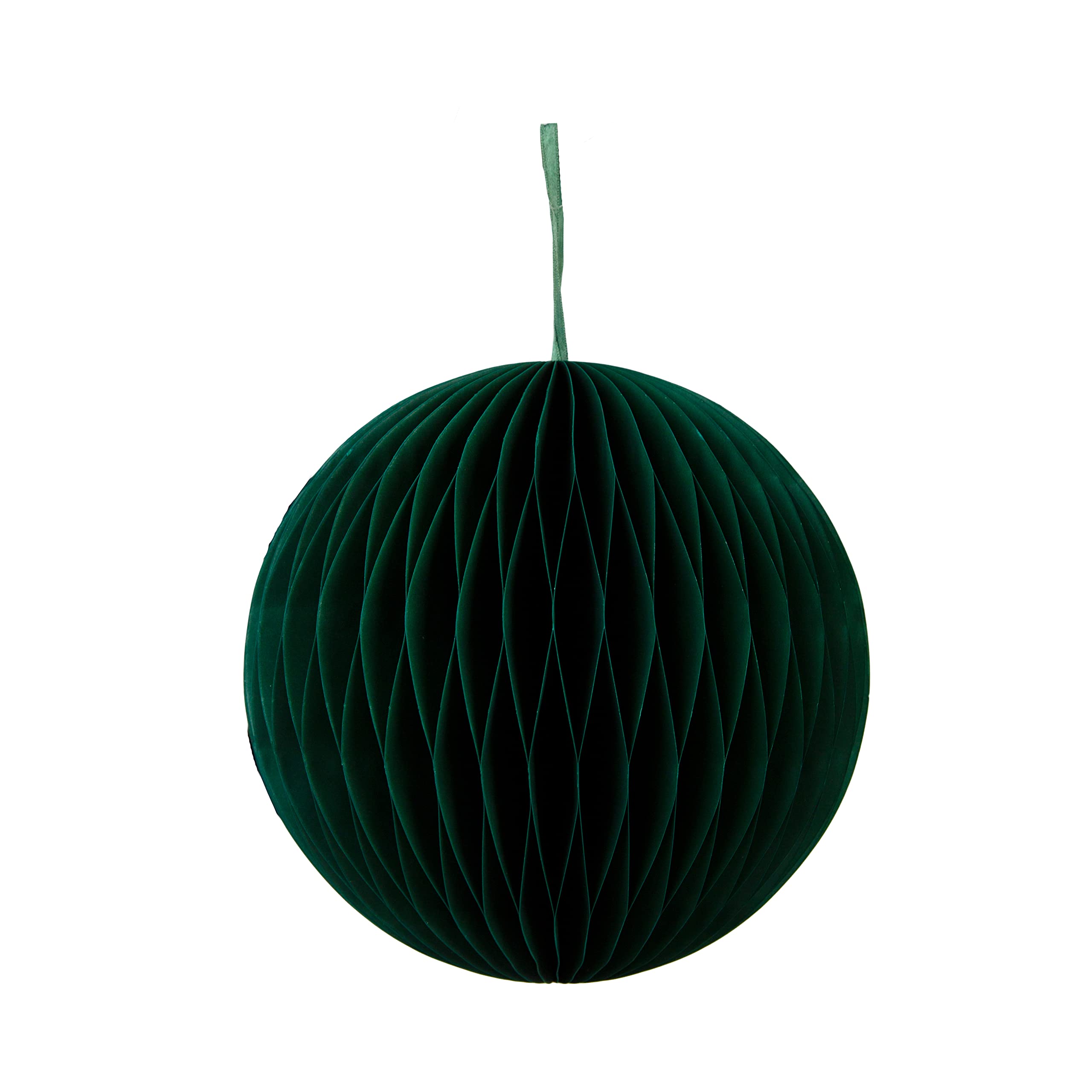 Talking Tables Large Dark Green Honeycomb Decoration for Party | Hanging Christmas Décor, Easy to Assemble for Special Occasions