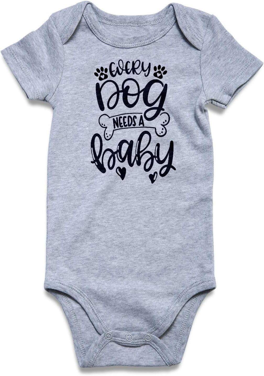 Cutemefy Baby Boys Girls Bodysuit Funny Infant Romper Jumpsuit Short and Long Sleeve Unisex Outfit Clothes 0-18 Months