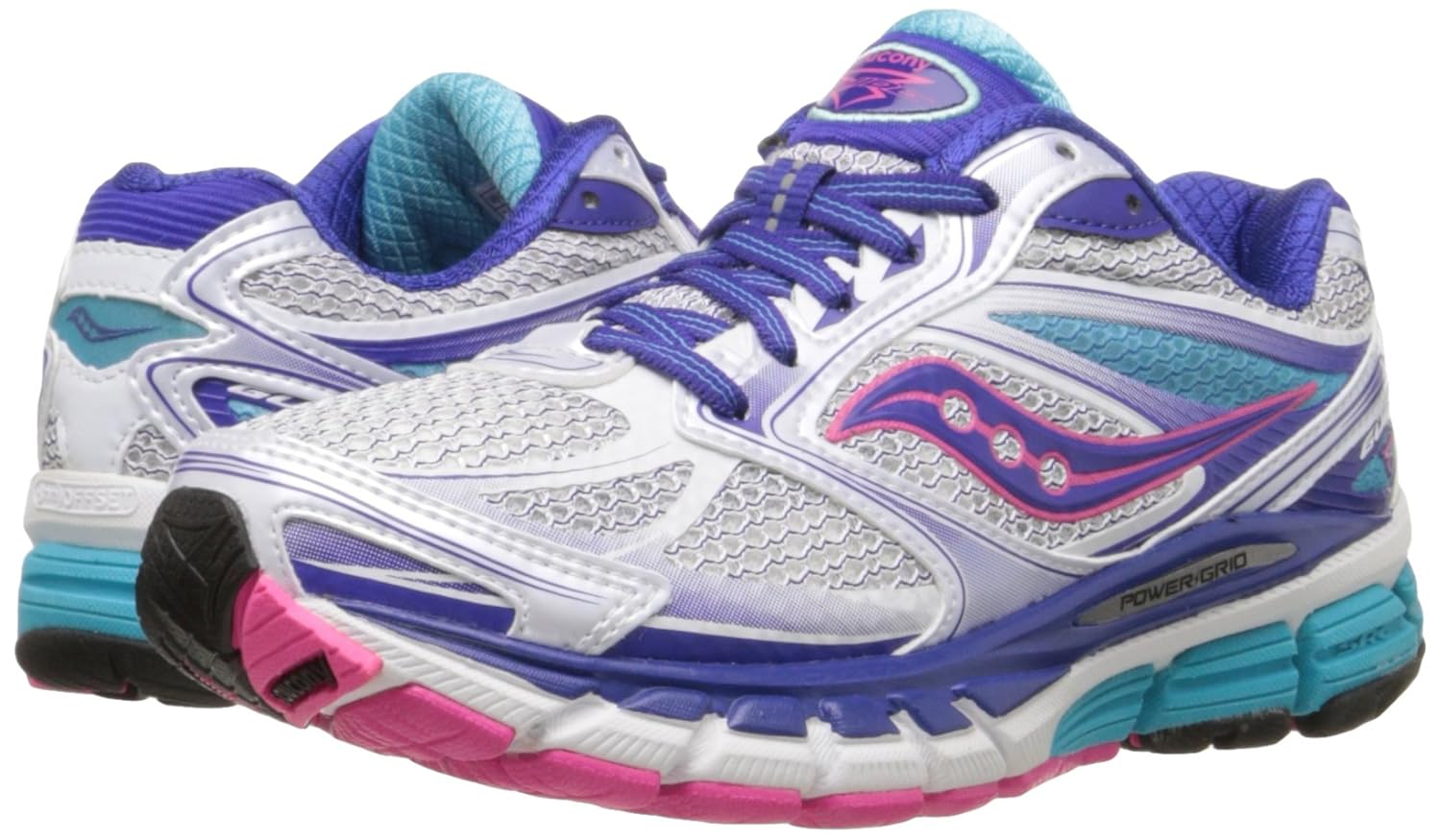 Womens white saucony shoes Clearance