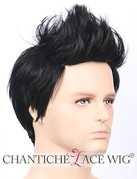 Chantiche Mens Wig Cool Natural Straight Male Wig With Bangs