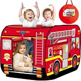 Britik Pop Up Truck Tent for Kids 3-8 Indoor Outdoor Play Safe Durable view 1