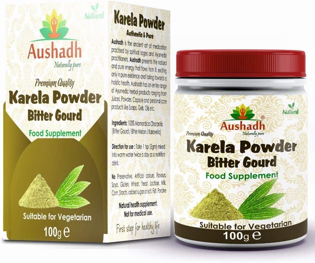 Bitter Gourd (Karela) Powder, Natural, 100 g (Pack of 1)