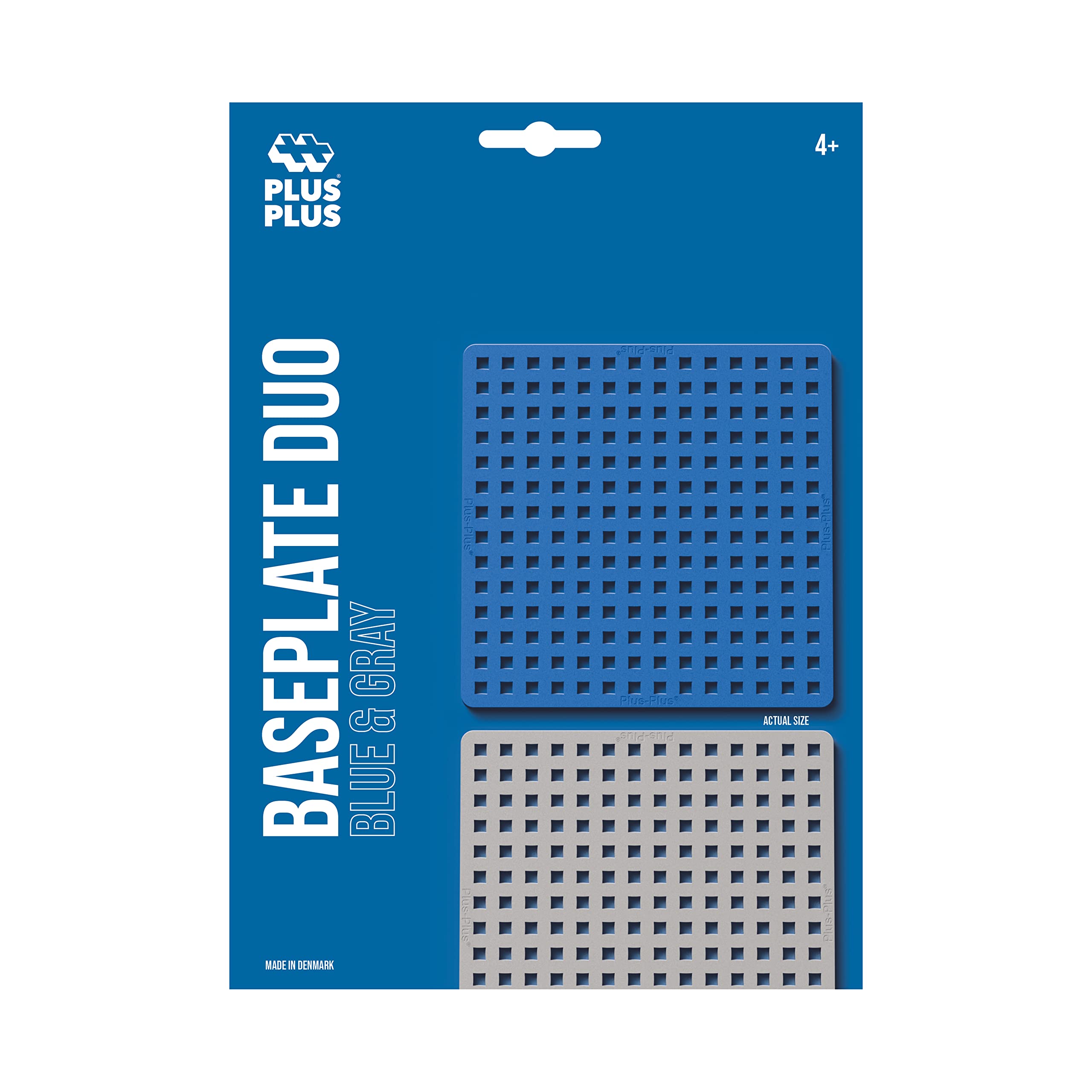 PLUS PLUS Baseplate Duo Gray & Blue
