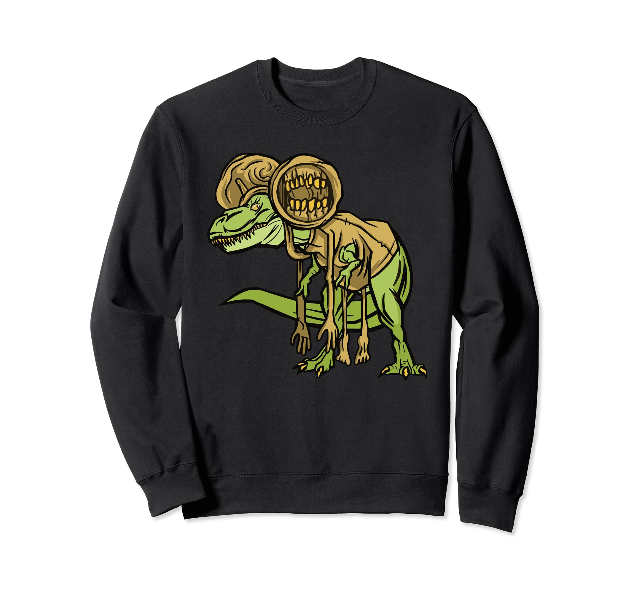 Tyrannosaurus Rex Dinosaur Costume Scary Spooky Horror Sweatshirt