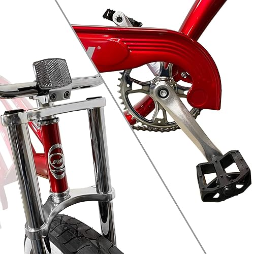 MICARGI 26 Inches Beach Cruiser Bike Chopper Bicycles,Single Speed