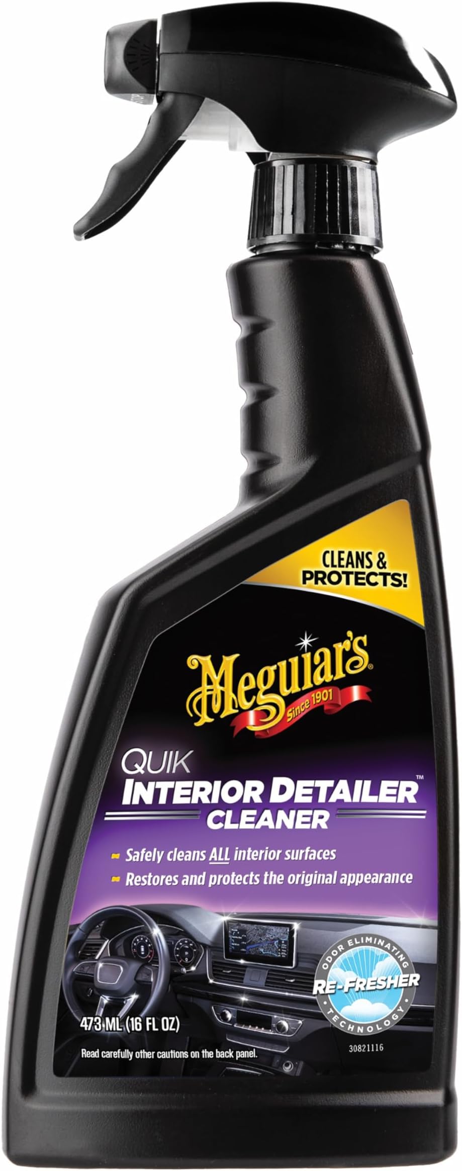 Meguiar's Quik Interior Detailer Cleaner 473ml Matt Finish G13616EU